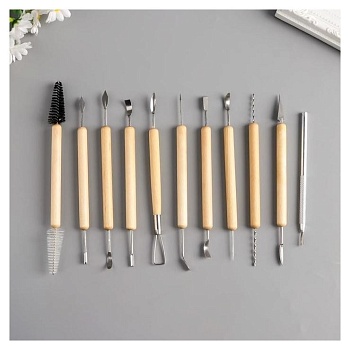 Набор инструментов для моделирования (дерево, 11 шт)