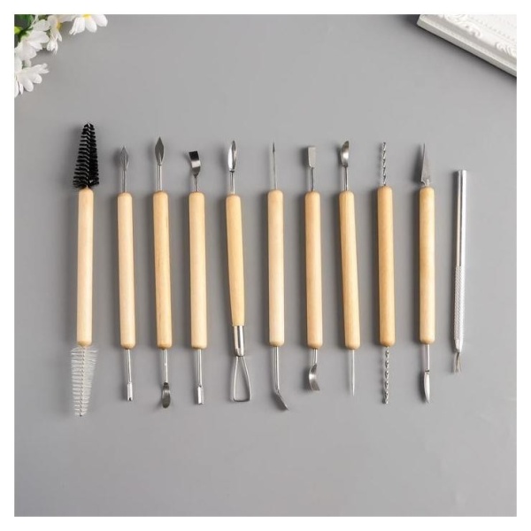 Набор инструментов для моделирования (дерево, 11 шт)