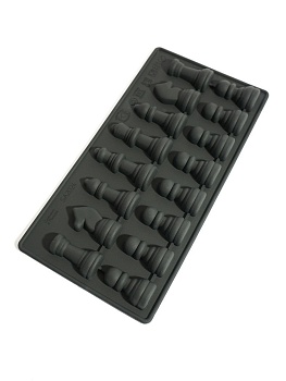 Силиконовая форма шахматы (Silico, 10 см x 20 см)