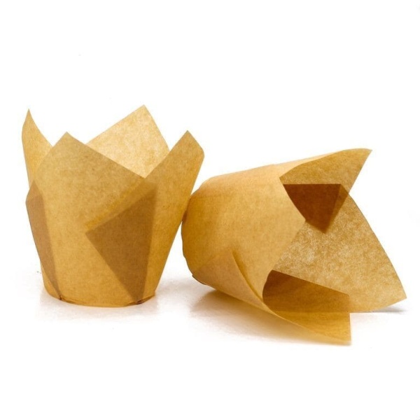 Форма для выпечки Тюльпан, Кремовый 5х8 см 1 шт