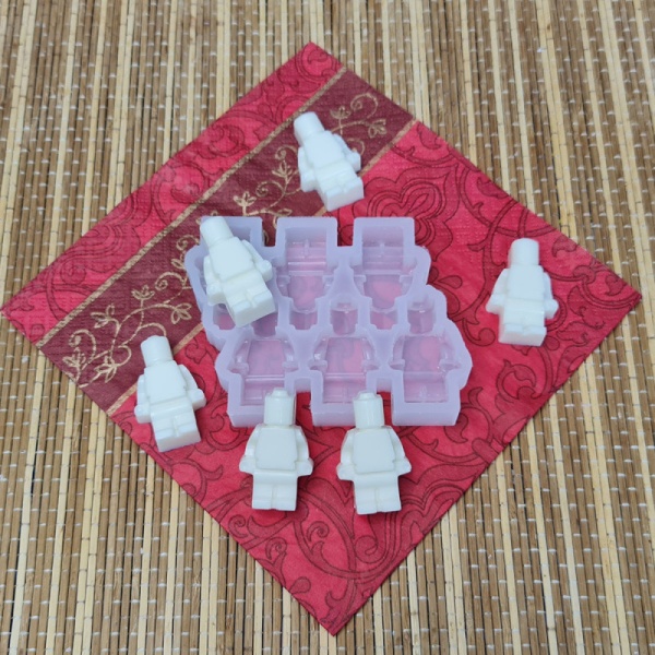 Силиконовая форма №609 "Лего-человечек"-мини