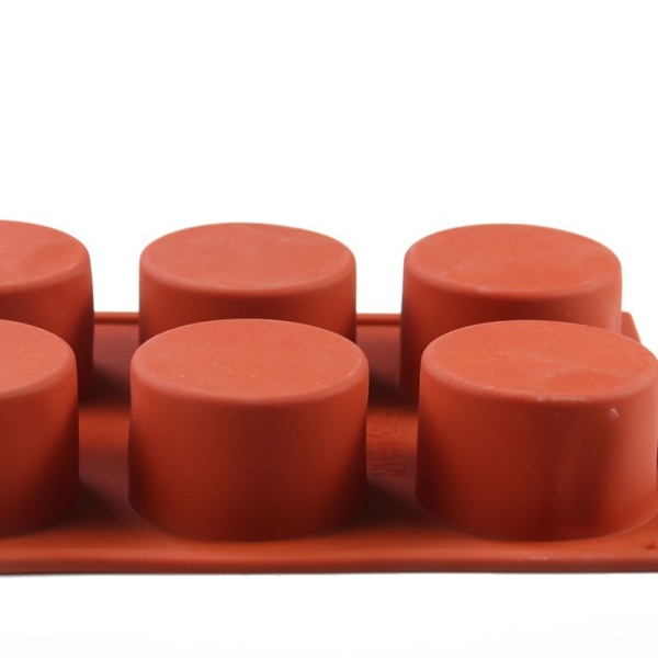 Форма силиконовая «Цилиндр» 8 ячеек высота 3,5см