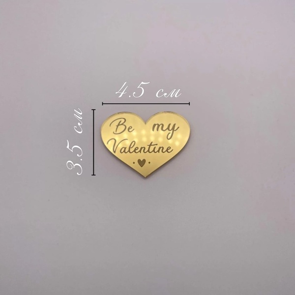 Бирка / Be my Valentine ( Валентинов день ) 1шт