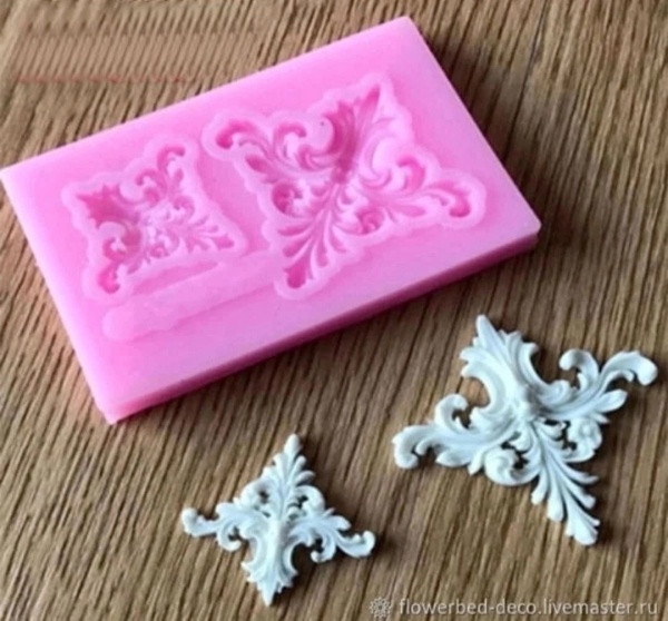 Молд силиконовый Вензиля №158 (3,5*2,5 см)