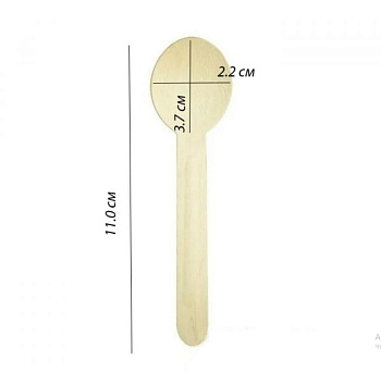 Ложка деревянная 11 см.