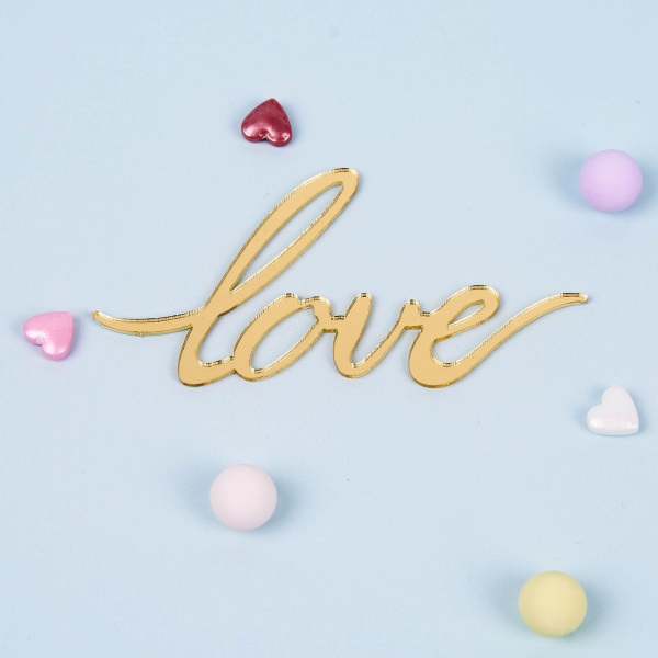 Украшение надпись  Love № 4