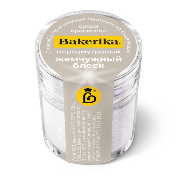 Краситель сухой перламутровый Bakerika «Жемчужный блеск» 4 гр