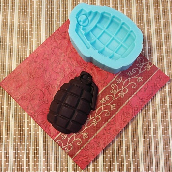 Силиконовая форма Граната - лимонка