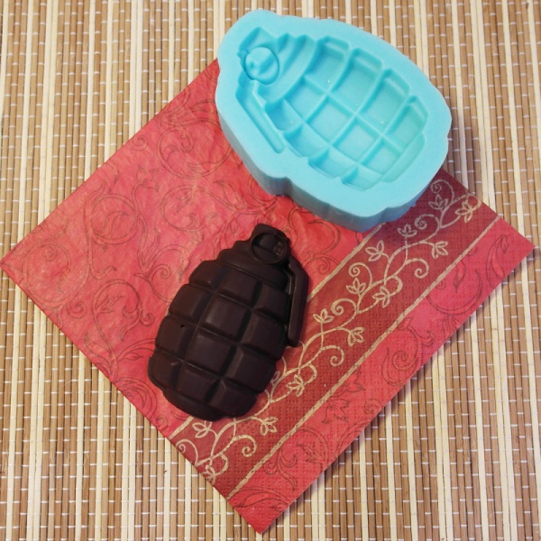 Силиконовая форма Граната - лимонка