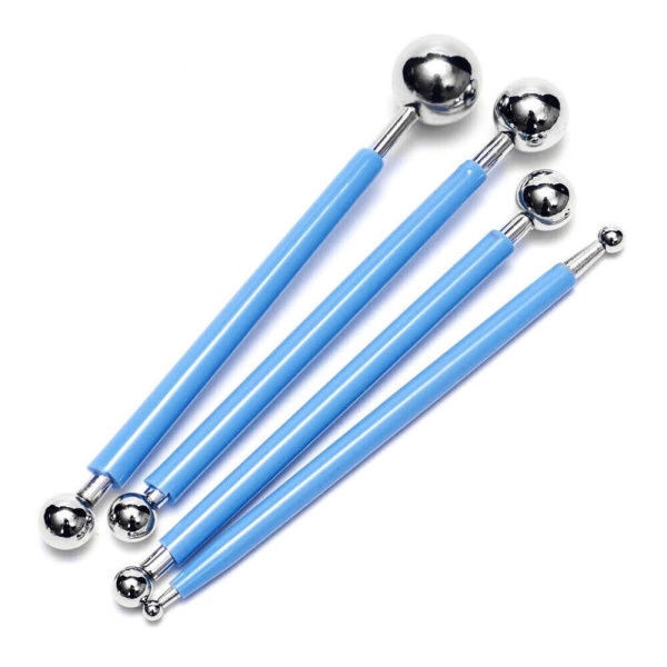 Набор стеков для работы с мастикой 4 шт