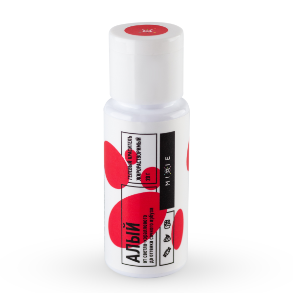 Краситель гелевый Ж/р Алый MIXIE, 20 г