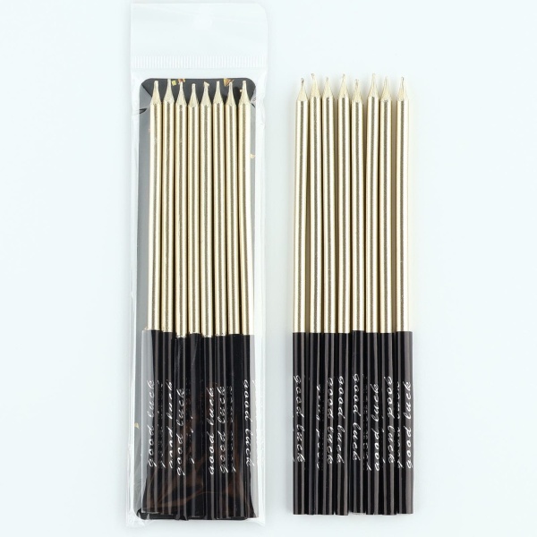 Свечи для торта шампань, 8 шт.