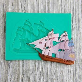 Силиконовый молд парусник