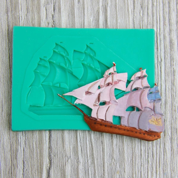 Силиконовый молд парусник