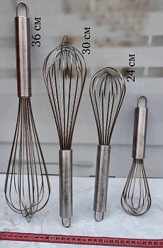 Венчик кулинарный с толстыми струнами 36 см