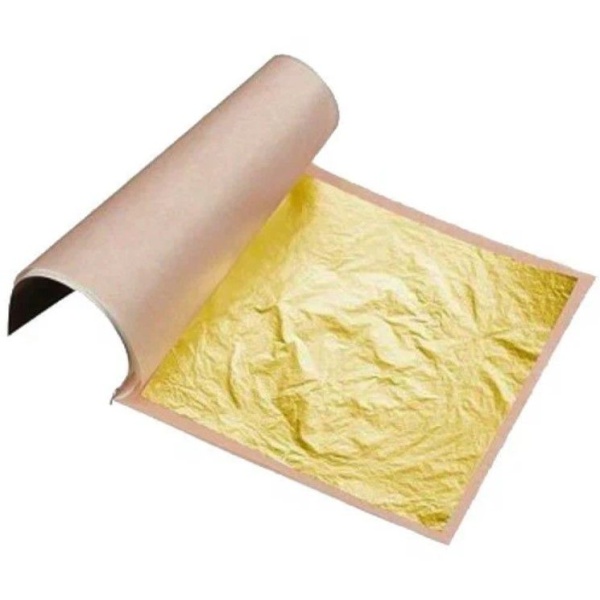 Пищевое декоративное Золото 1 лист. 14*14 (Е175)