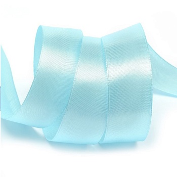 Лента атласная 25 мм (23 метра, цвет №11 Нежно-голубой)
