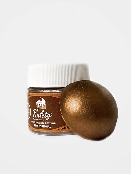 Блеск пищевой Kafety плотный Шоколад, 5 г.