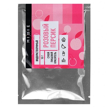 Краситель сухой MIXIE, водорастворимый, Розовый персик, 10 г