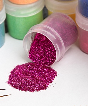 Блестки декоративные «Малиновый» 10 гр