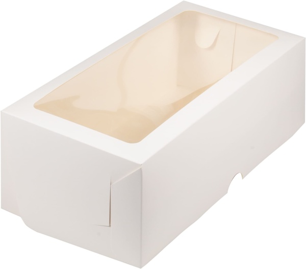 Коробка под рулет с вклеенным окном 330х160х110 мм
