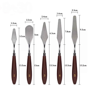 Набор мастихинов, 5 шт
