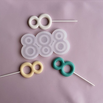 Силиконовая форма цифра 8