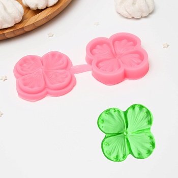 Силиконовый молд «Клевер», 14×6×1 см (6см)