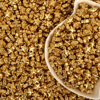 Посыпка  «Звезды маленькие» (золотой металлик) 25г