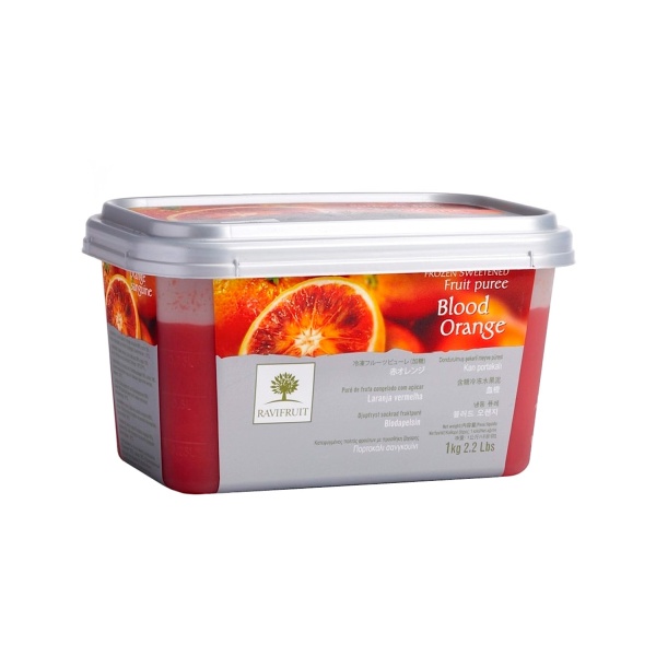 ПЮРЕ свежемороженое Красный апельсин 10% сахара 1 кг,RAVIFRUIT,ФРАНЦИЯ (-F-)