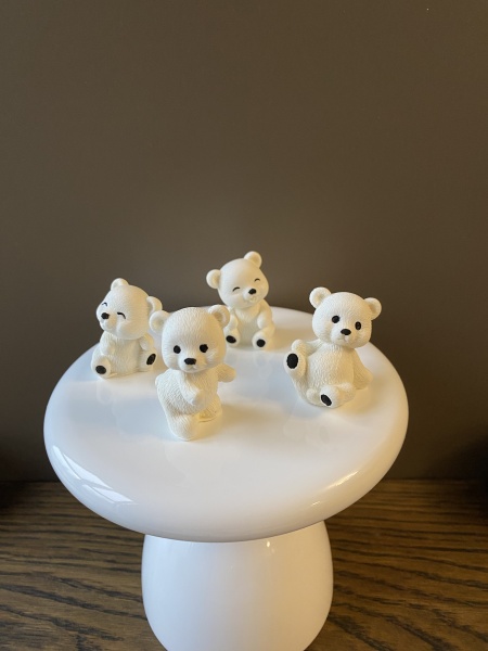 Мини мишки набор 4 шт (большой мишка не входит)