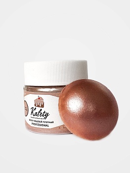 Блеск пищевой Kafety плотный Розовый нюд, 5 г.