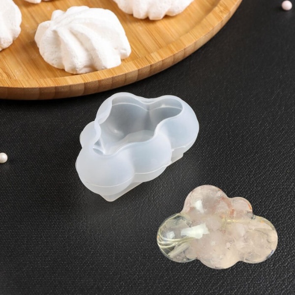 Молд «Облако», 8×5×3,5 см, цвет прозрачный