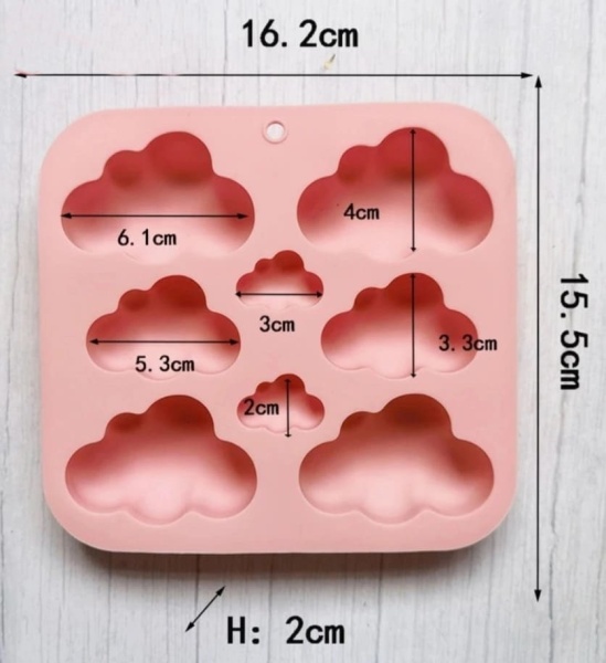 Силиконовая форма "Облака"