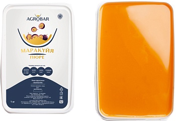 Пюре Маракуйя Agrobar (Агробар) замороженное, 1000 гр