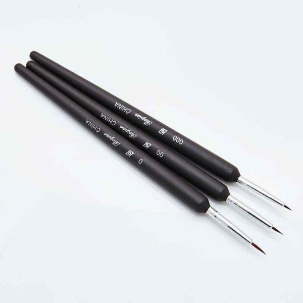 Кисти кондитерские для мелких деталей (набор 3 шт)