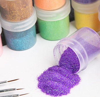 Блестки декоративные «Лаванда» 10 гр