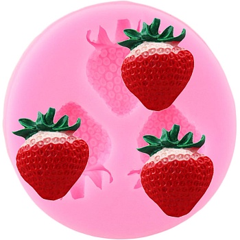 Силиконовый молд "Клубника" (клубничка 2 см)