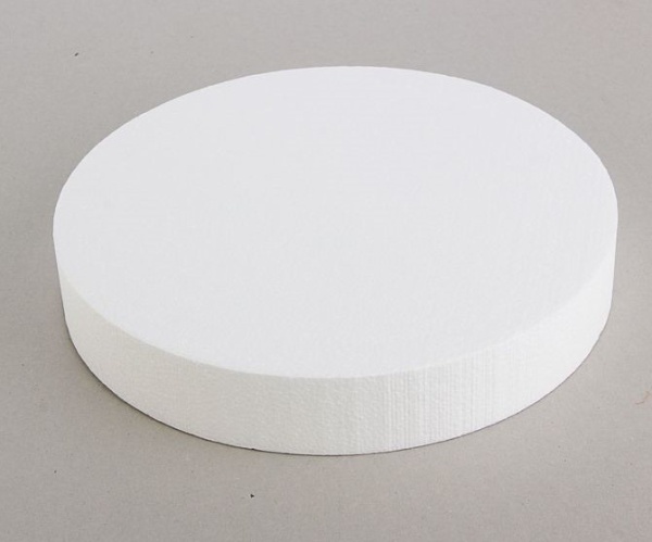 Флористическая основа из пенопласта "Диск", 30 х 5 см