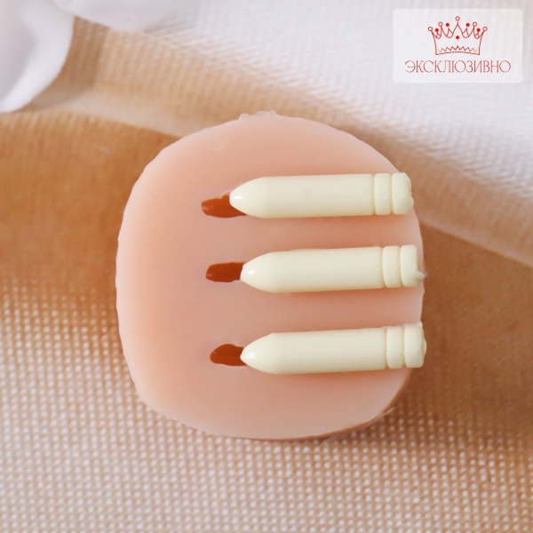 Молд Пули 3в1 длина 1,5 см