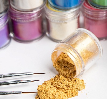 Краситель сухой перламутровый Bakerika «Золотая искра» 4 гр