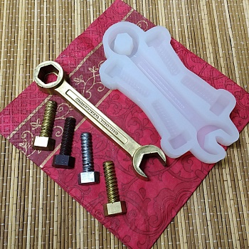 Силиконовая форма №510 "Ключ-рожковый"