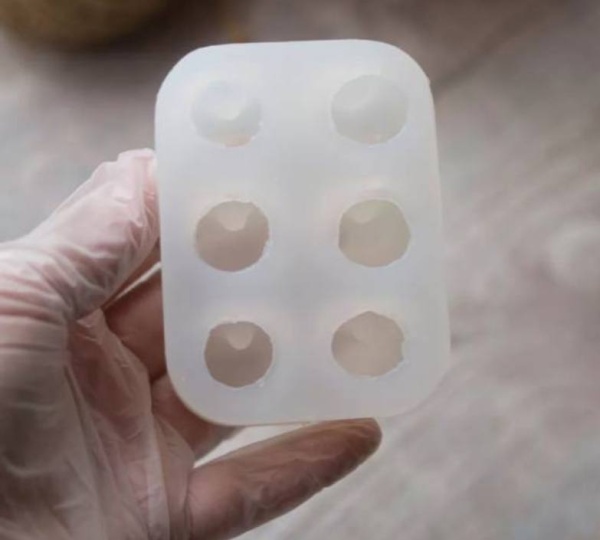 Силиконовая форма Черешня 6шт ячеек