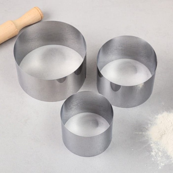 Форма для выпечки и выкладки "Круг", D 12см, H 8,5 см